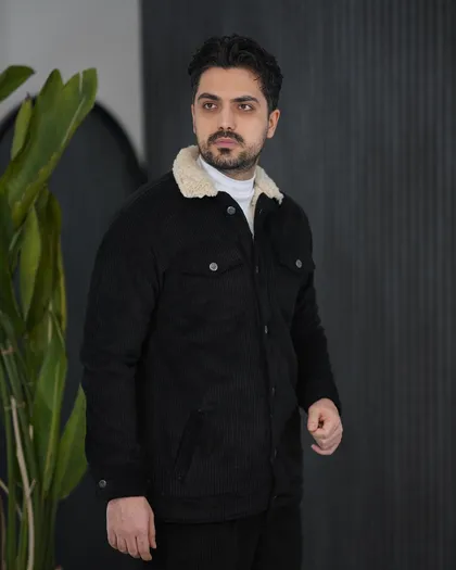 کاپشن و شلوار مخمل
