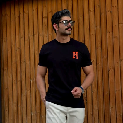 تیشرت هرمس Hermes مشکی 351