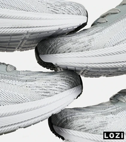 کفش کتانی طبی ورزشی طوسی SKECHERS archfit مدل 7435