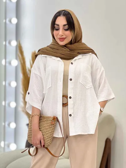 شومیز دو جیب آریانا