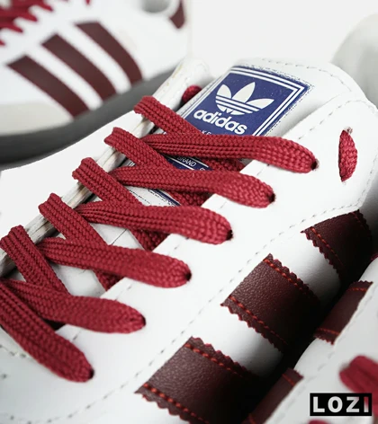کفش کتانی زنانه سفید زرشکی ADIDAS Samba مدل 7173