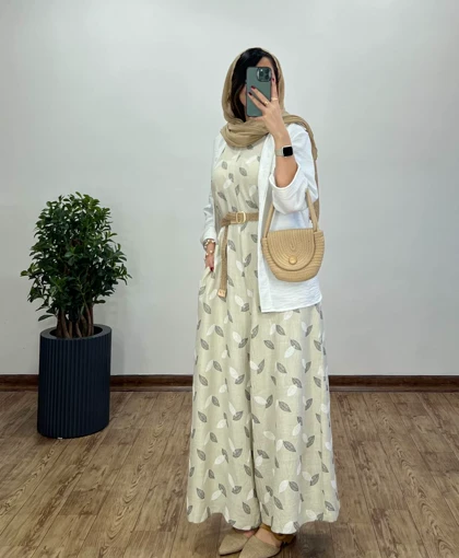 سرهمی شکوفه همراه با کمربند 7(ایراد دار)