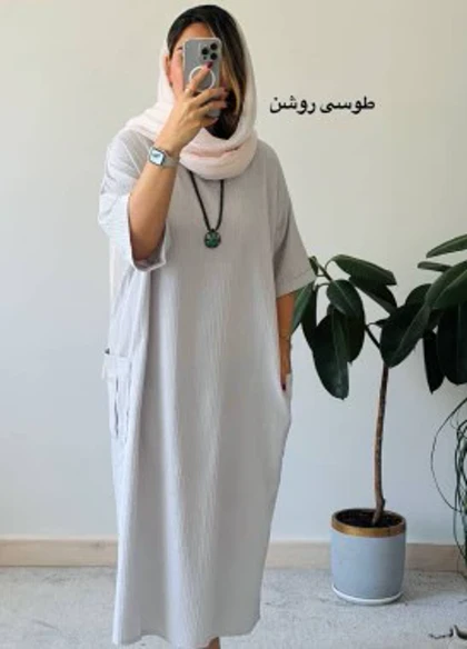 پیراهن مانتویی دلسا 12