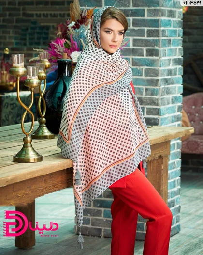 شال توپ توپی رنگی نخی