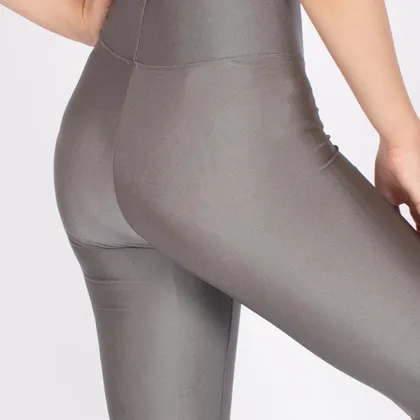 لگ دیسکوتایت نقره ای تیره شاین آگی - Agi Disco Leggings Gümüş