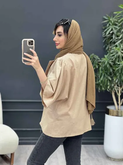 مانتو دو دکمه نسیم