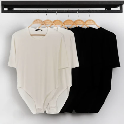 بادی برشکا سفید مشکی /کد:3283