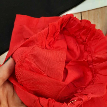 کراپ شلوارک طرح پروانه شیک و ارزان