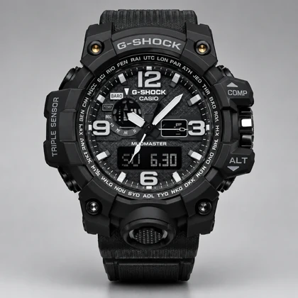 ساعت مچی GA-B001 مشکی دو موتوره شیشه ای Casio-5962-G