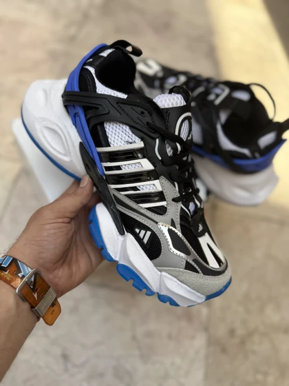 کتانی آدیدادس دلوکس مشکی آبی