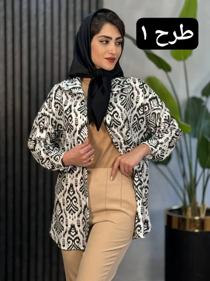 مانتو لینن تینا کد 1832