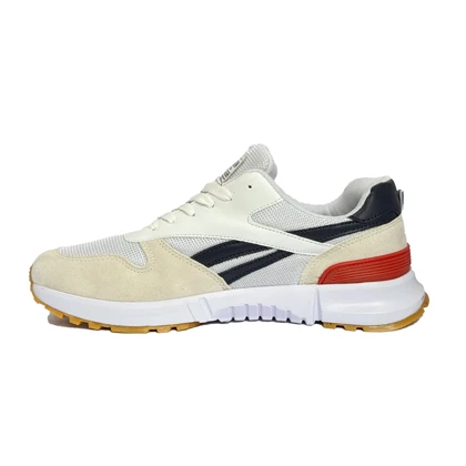 کتانی اسپرت مردانه مدل ریبوک Reebok رنگ سفید سرمه‌ای کد 51478