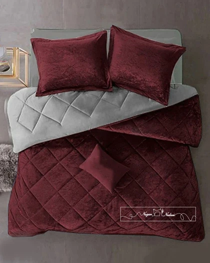 روتختی مینیمال مخمل طرح لوزی