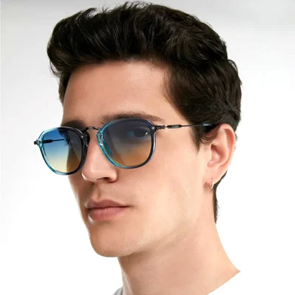 عینک آفتابی دی فرانکلین مدل D.franklin ROLLER SQ / CRYSTAL BLUE - GRAD BLUE