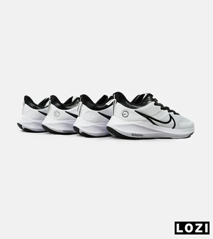 کفش کتانی مردانه سفید مشکی NIKE AIR zoomx