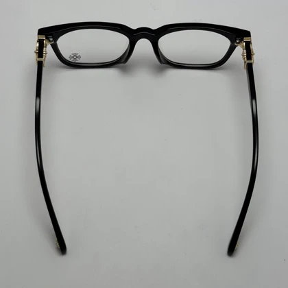 عینک بلوکات کروم هارتز مشکی طلایی Chrome Hearts 2273 با پک کامل کروم هارتز - کیفیت مستر