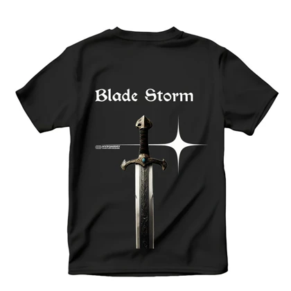 تیشرت مرچ اختصاصی hypoaim طرح Blade storm دو طرفه کد 252663