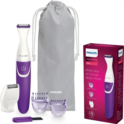 ماشین اصلاح بیکینی فیلیپس Philips مدل BRT383/15 باتری خور