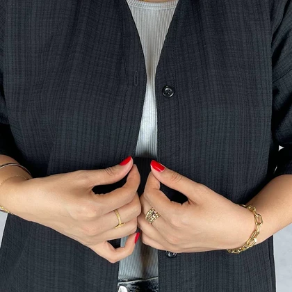 شومیز زنانه مشکی کادنزا مدل جدید و شیک