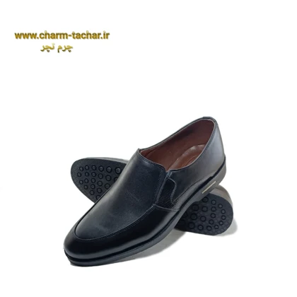 کفش رسمی/اداری بدون بند چرم طبیعی si154