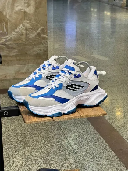 کتانی BALENCIAGA سفید آبی
