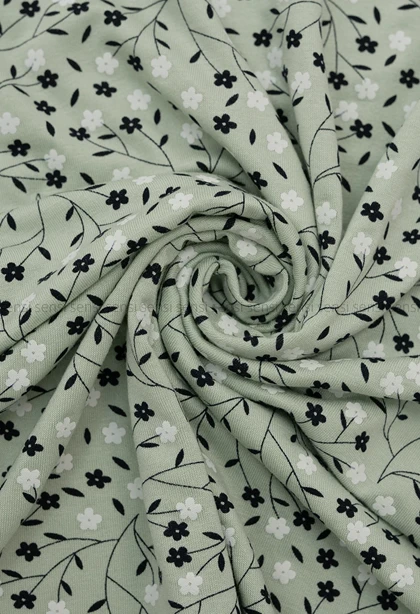 تاپ طرح دار یقه گیپور کد1005518