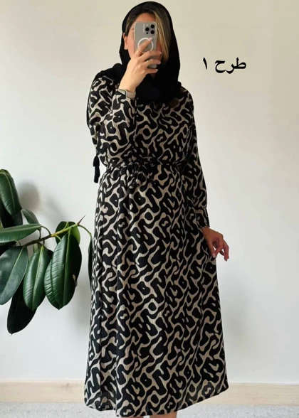 پیراهن مانتویی آرشیدا