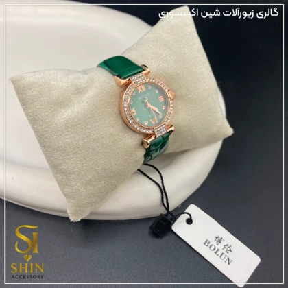 ساعت چرمی زنانه bolun کد schb478