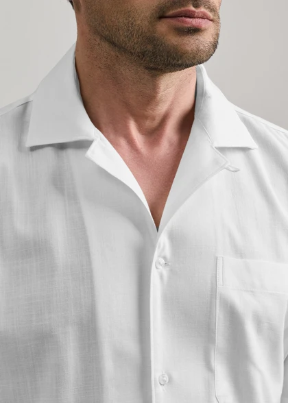 پیراهن آستین کوتاه لینن 2510131