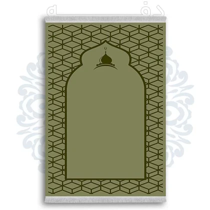 فرشینه از جنس پارچه هازان مخمل ترک طرح سجاده برند دفه کد DSJ 38