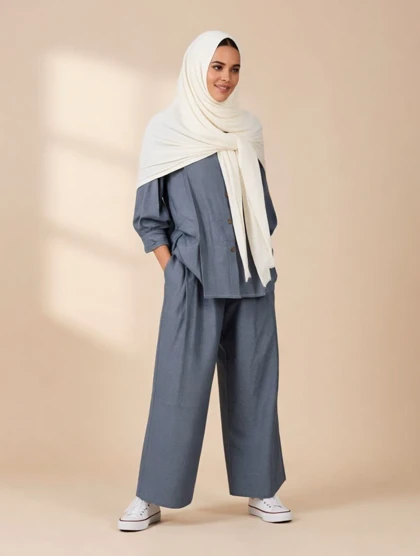 ست مانتو شلوار زنانه کد 4030249