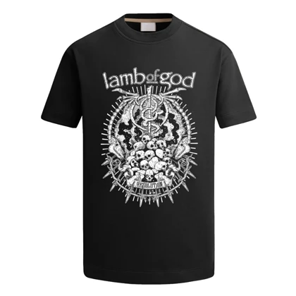 تیشرت طرح لمب آو گاد lamb of God کد 07