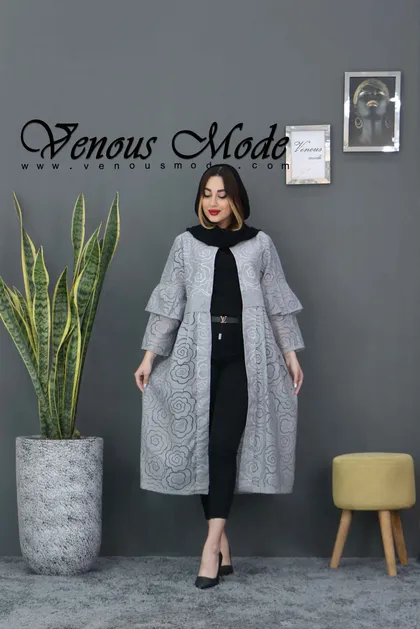 مانتو یاخما طرح گل