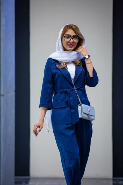 کت کریستال آستین سه ربع