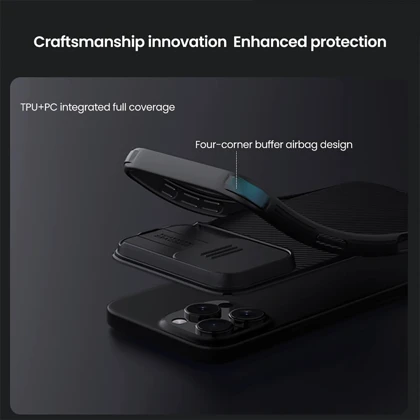 قاب محافظ گوشی آیفون 16 پرومکس نیلکین CamShield Pro Camera protective
