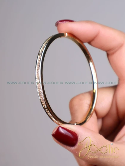 دستبند زنانه طرح طلا نگینی کد B2170