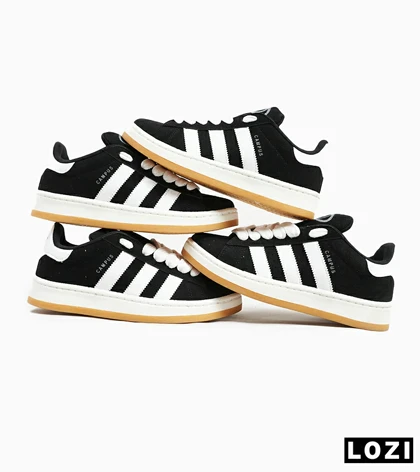 کفش کتانی مردانه مشکی سفید ADIDAS Campus