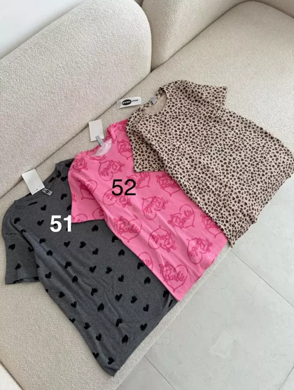 تیشرت کبریتی طرح دار3164