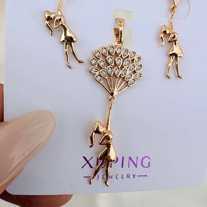 نیم ست دخترک بالون دار ژوپینگ بدون زنجیر