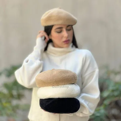 کلاه برت موهر نرم وارداتی