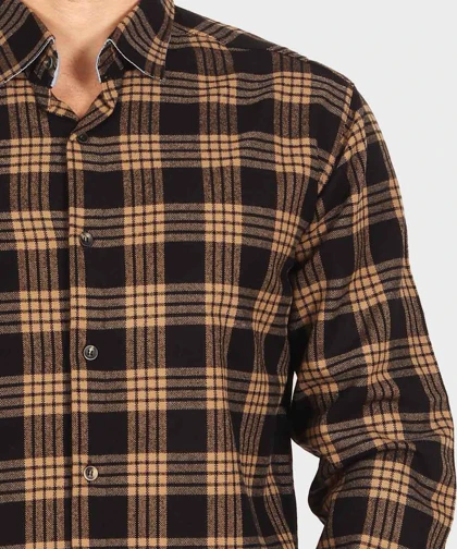 پیراهن مردانه پشمی چهارخانه 0160