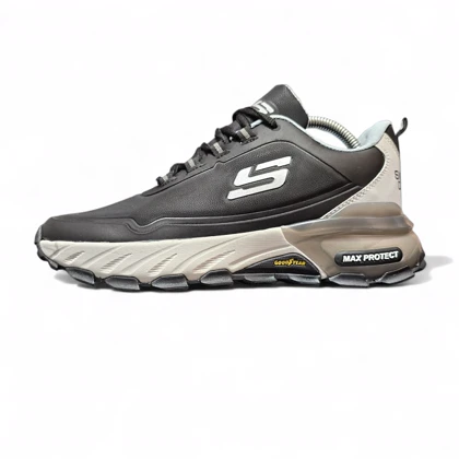 اسکیچرز مکث ضدآب مشکی طوسی