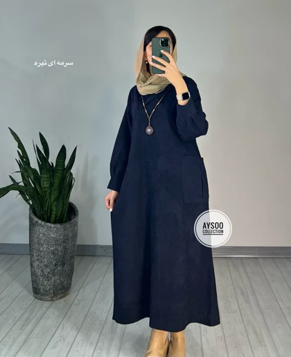 پیراهن مانتویی هلن