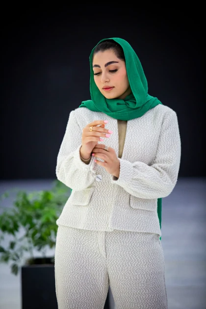 مانتو شلوار برفی الین