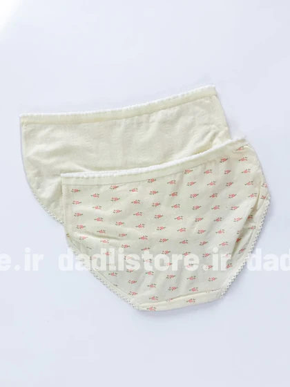 شورت اسلیپ نخ پنبه عروسکی طرح گل