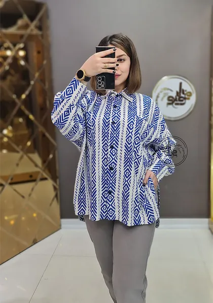 شومیز مانتویی رومیسا