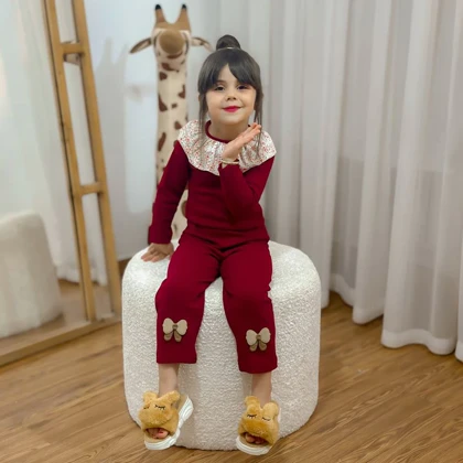 بلوز شلوار کبریتی گلچین