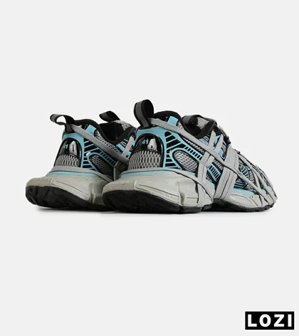 کفش کتانی مردانه مشکی طوسی آبی BALENCIAGA 3Xl Exteme Laces مدل 7757