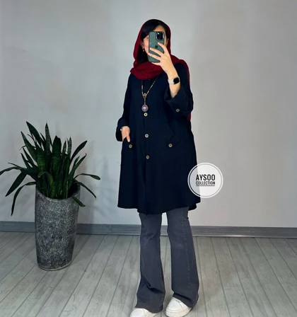 مانتو دکمه دار قاصدک