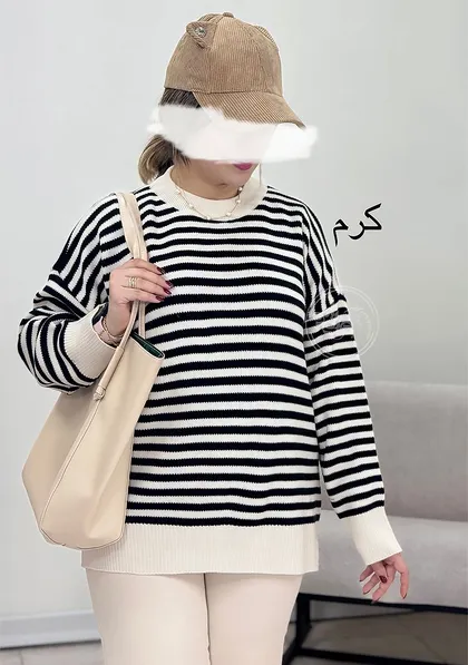پلیور بافت زبرا